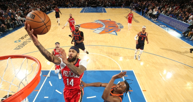 新奥尔良鹈鹕vs纽约尼克斯，两强争霸NBA